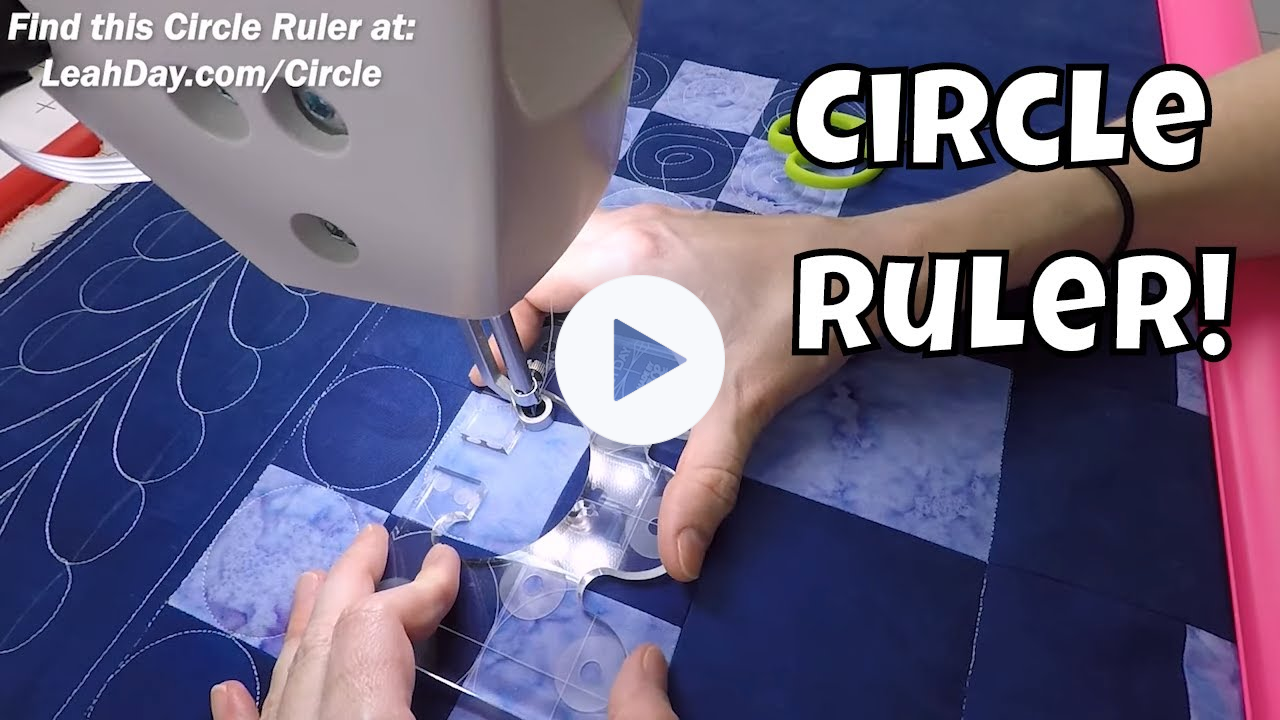 How to Quilt Scallops and Circles with the Circle Ruler