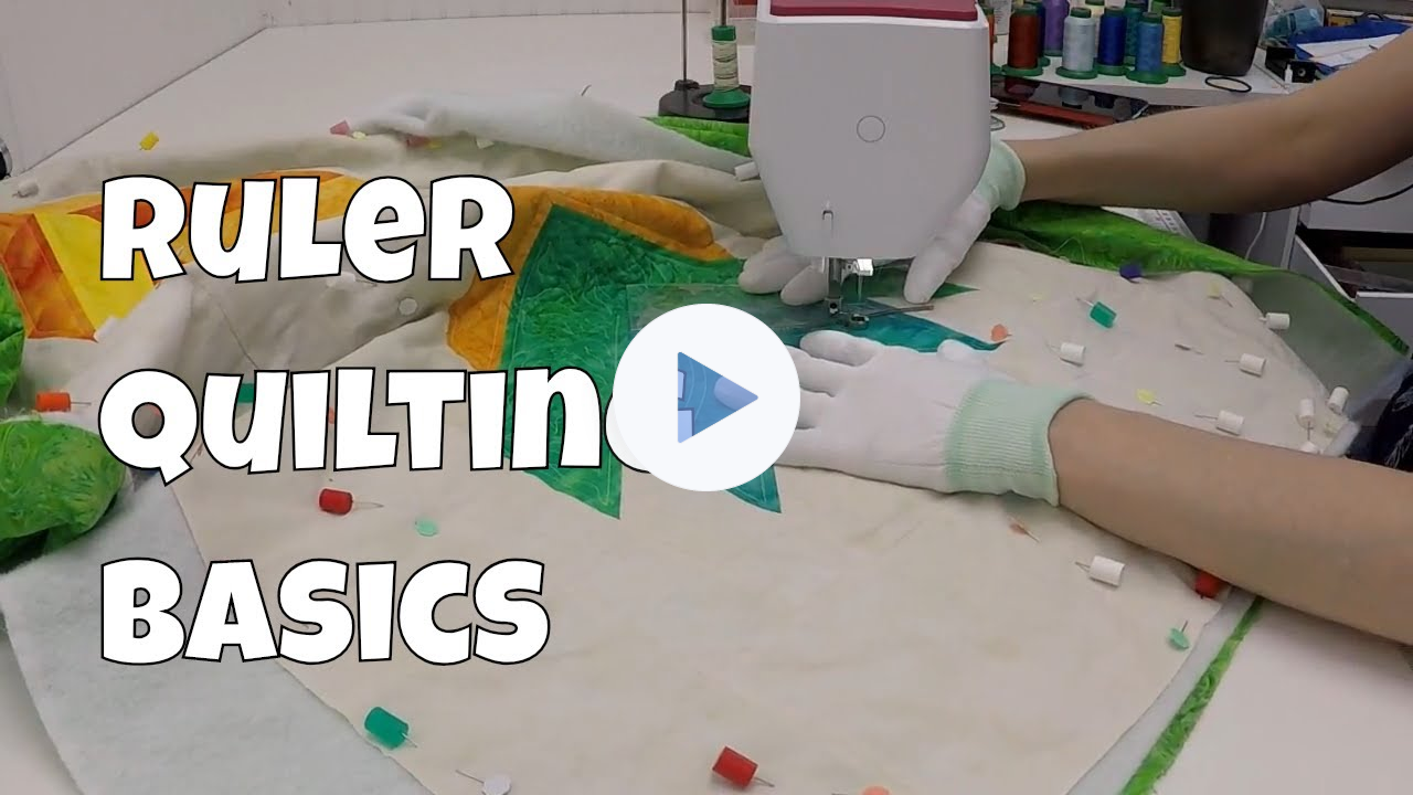 Ruler Foot Quilting Basics and Beyond on the Leaf Peepers Quilt