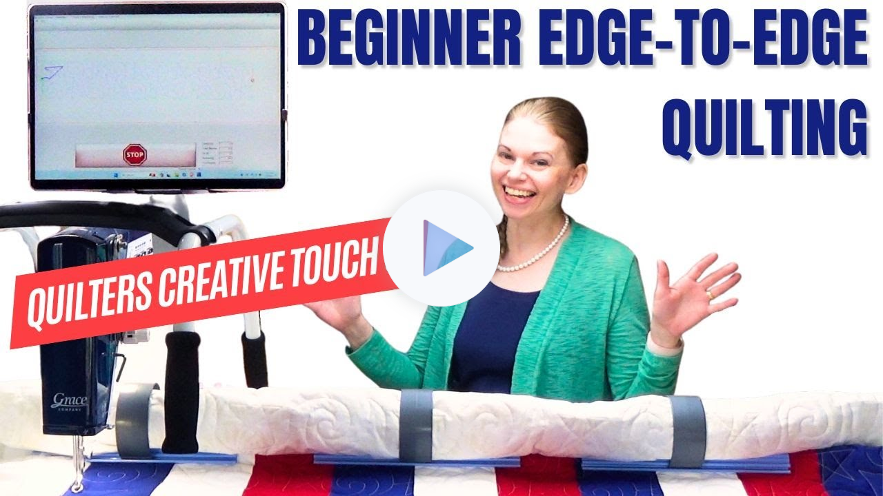 Learn Computerized Quilting Basics! Quilters Creative Touch 6 (QCT 6)