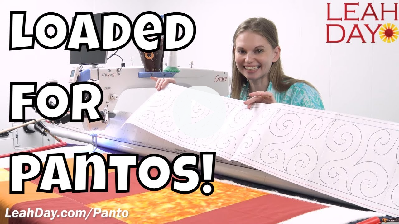 How to Load Your Frame for Pantograph Quilting - Quilting Pantos #1