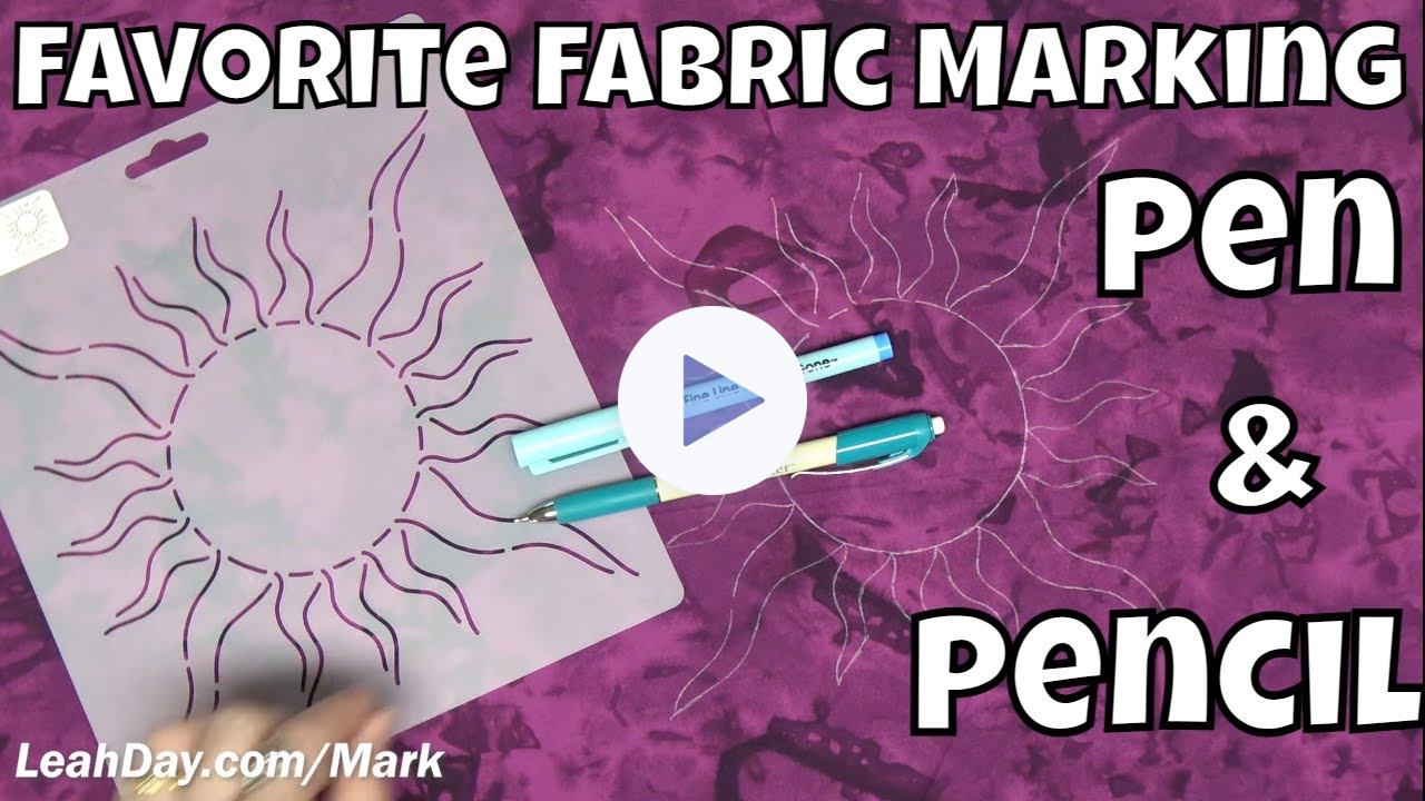 My Favorite Fabric Marking Pens (and How to Use Them Properly!)