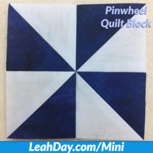 Pinwheel mini block