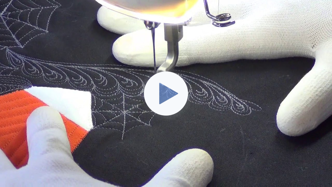 How to Quilt Four Spooky Quilting Designs! Fun Quilting Tutorial with Leah Day