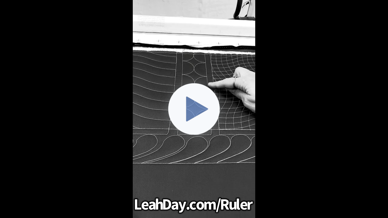 Quick Ruler Quilting Tip for Quilting with Rulers on a Longarm