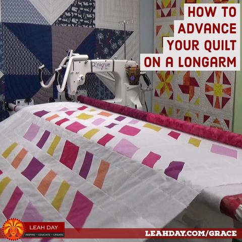 advance quilt on longarm