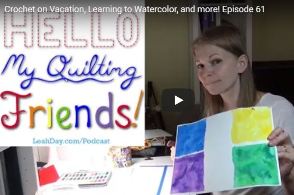 Leah and water color