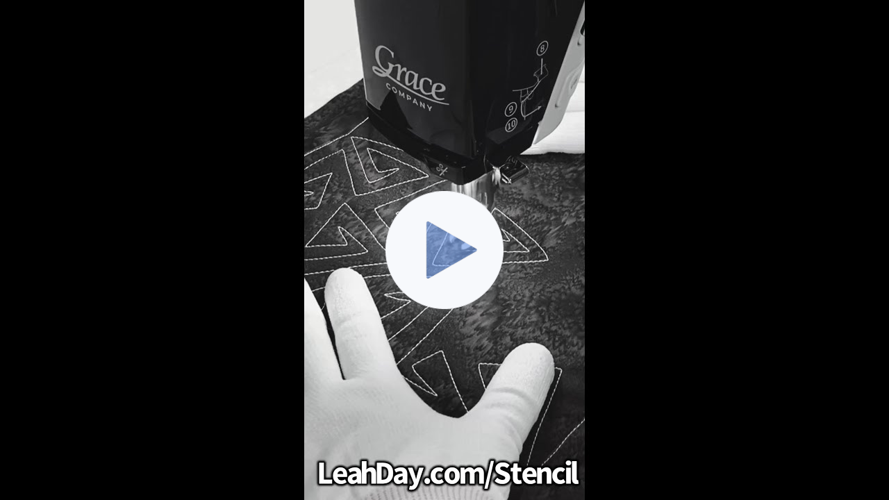 Machine Quilting Design for a Boys Quilt? 2 Ways to FMQ Angle Spiral