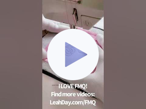 Short Home Machine Quilting Tutorial - Learn to Quilt Bleeding Hearts