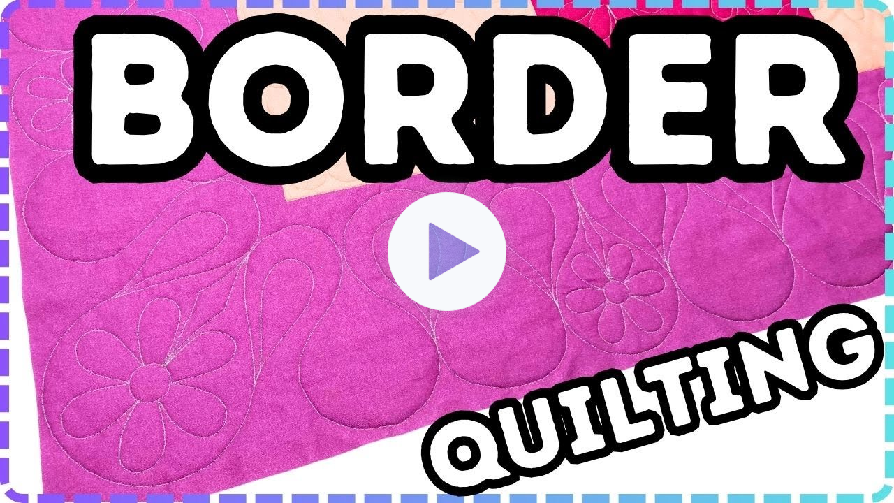 Quilting Borders - Custom Quilting with Paper Stencil Border Designs