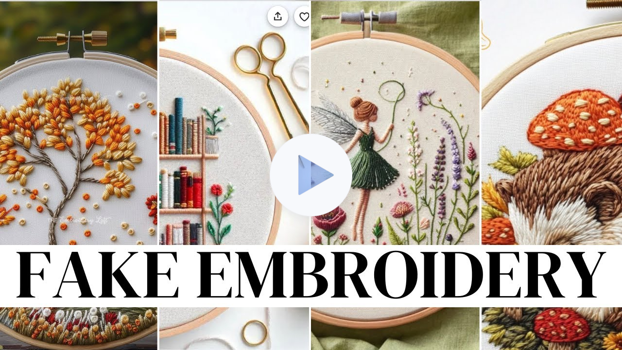 How to Spot AI Hand Embroidery so You DON'T Get Scammed