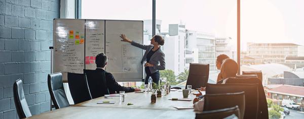 colleagues in a conference room