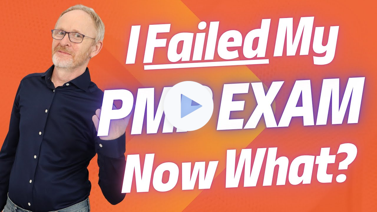I Failed My PMP Exam! Now What??