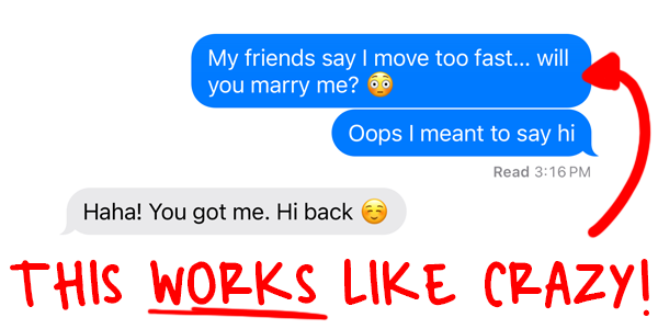 how to text a woman