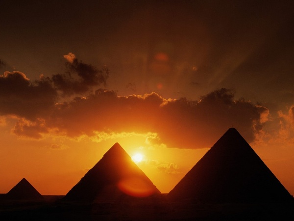 Summer Solstice at the Giza Pyramids