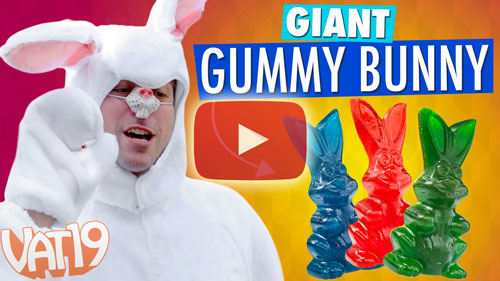 Giant Gummy Bunny Video