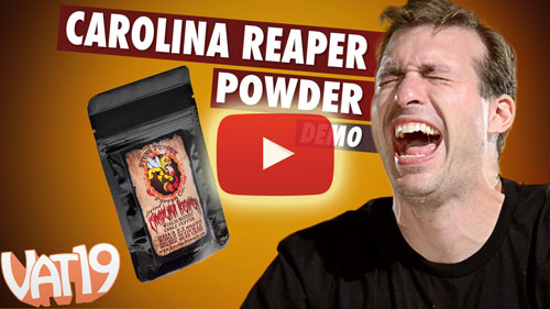 Watch the Carolina Reaper Powder Video