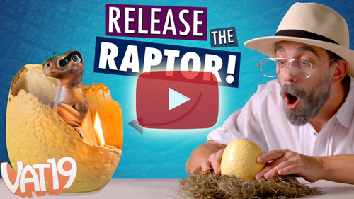 Dinosaur Egg Candle Video