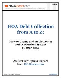 HOA Debt Collection from A to Z