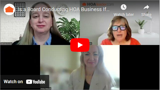 HOAleader video tip of the week thumbnail