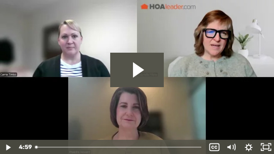 HOAleader video tip of the week thumbnail