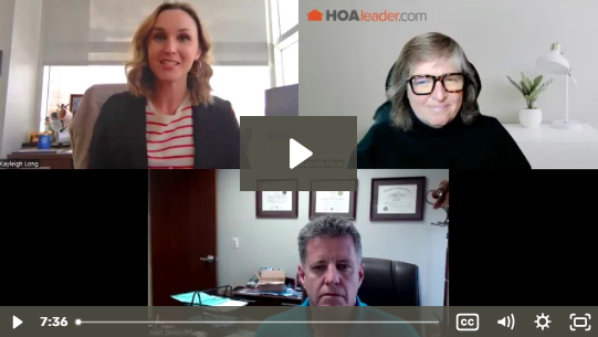 HOAleader video tip of the week thumbnail