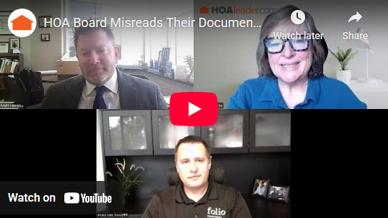 HOAleader video tip of the week thumbnail