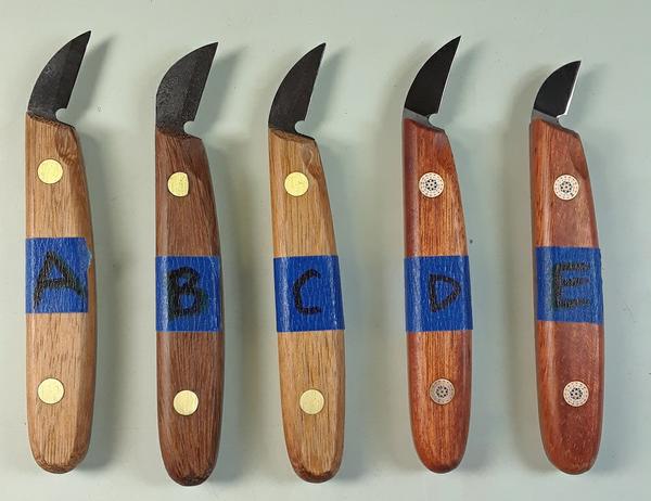 clearance chip carving knives