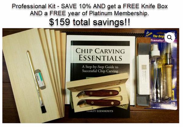 chip carving professional kit on sale