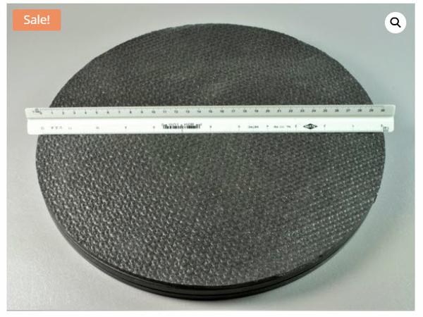 12 inch lazy susan with no-slip top