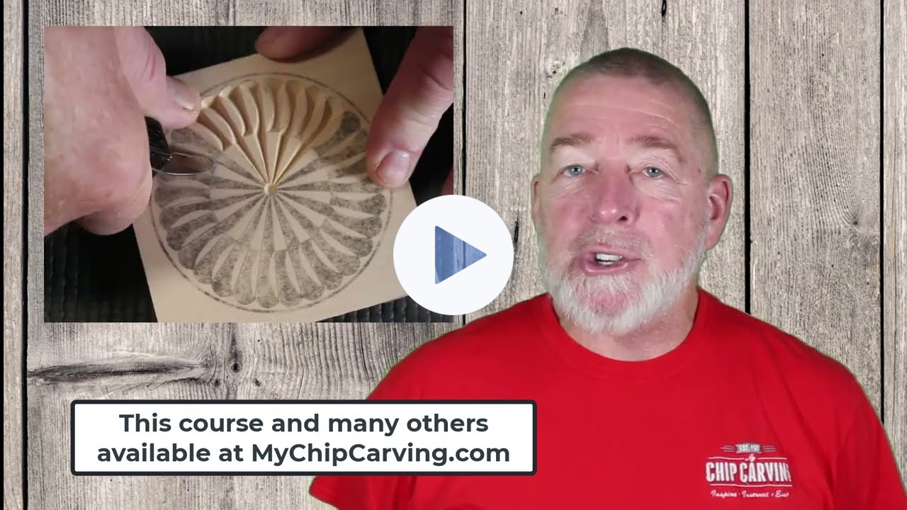 Chip Carving Positive Negative Image Carving Course