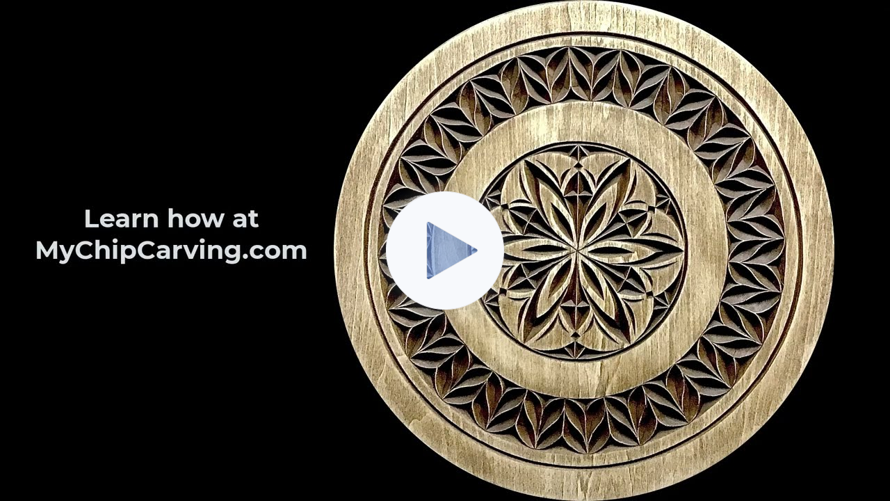 Chip Carved Plate, Can you carve this??