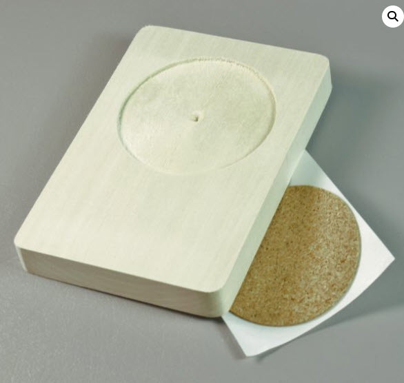 large basswood desk coaster