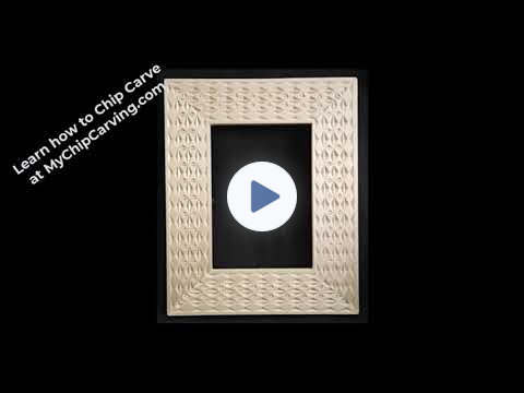 5 x 7 Picture Frame - 3 Corner Chip Pattern