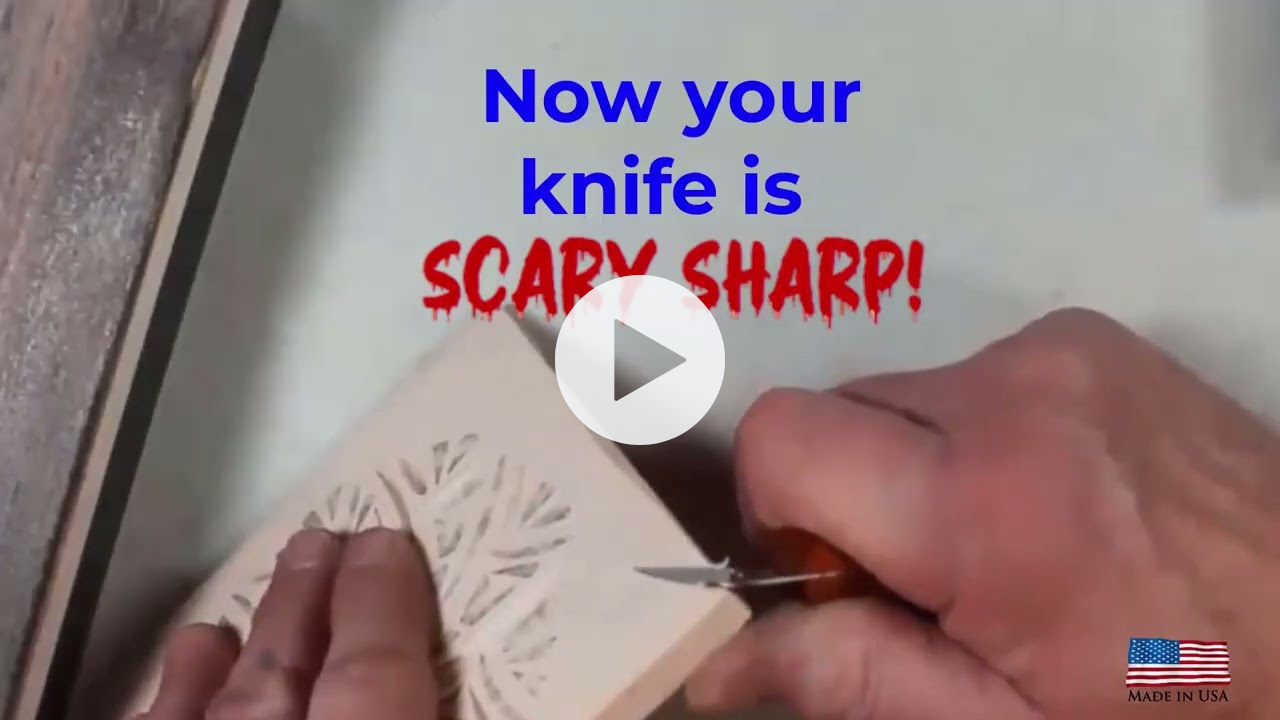 Scary Sharp Knife Sharpening Fast
