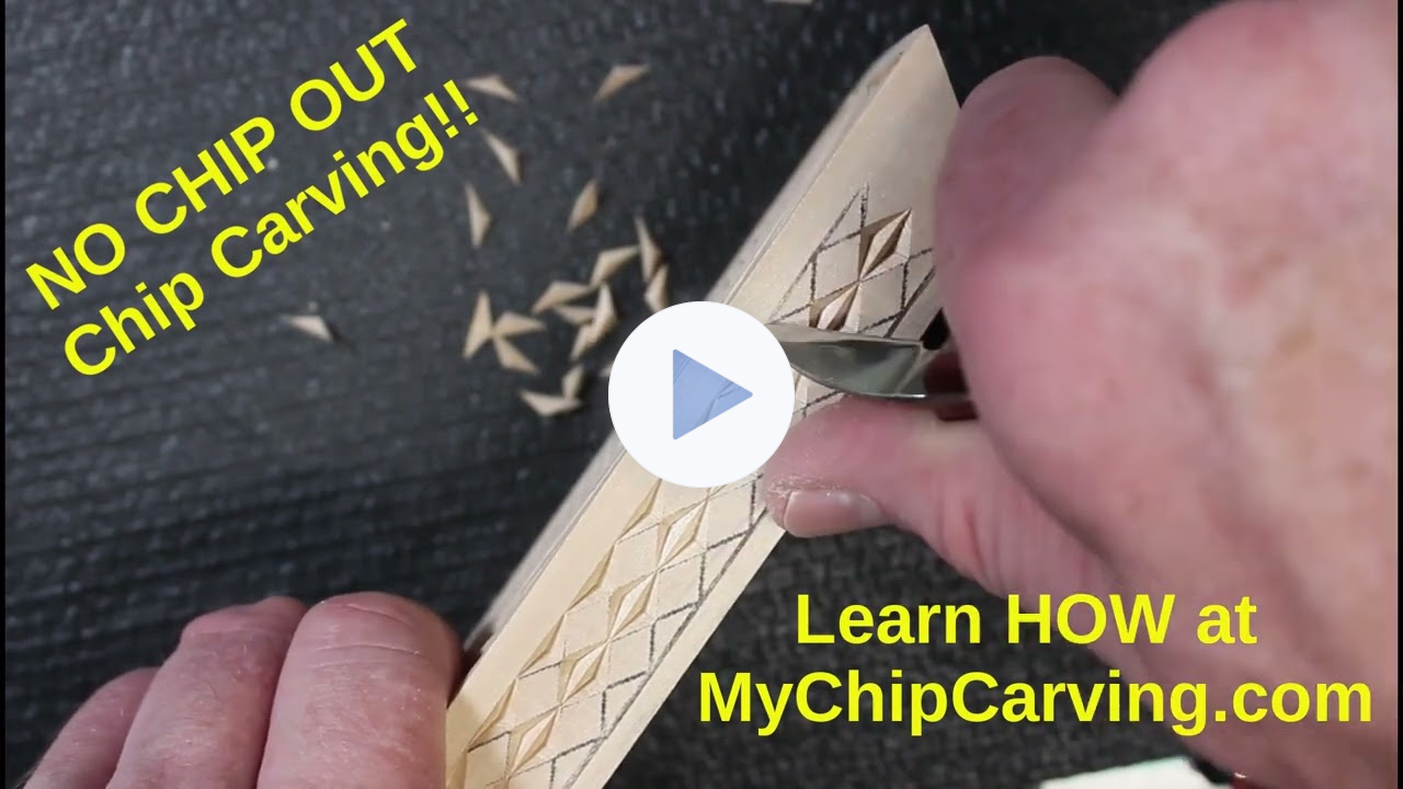 NO CHIP OUT Chip carving!!