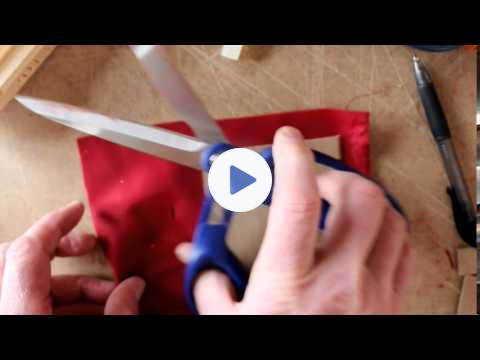 My Chip Carving - How to line a box with velvet