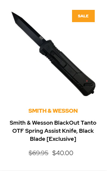 OTF knife