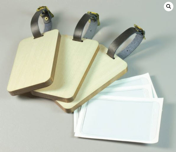 basswood luggage tags