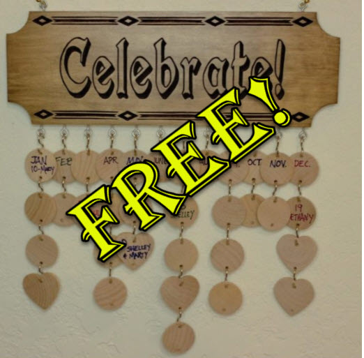 FREE celebrate board kit