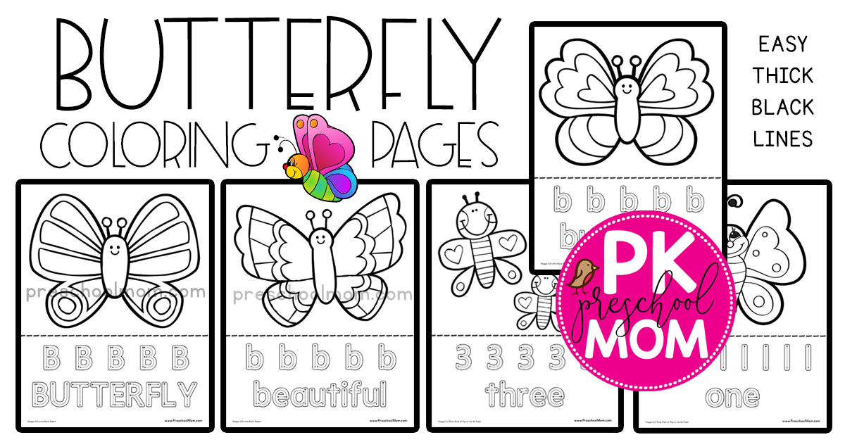 Butterfly Coloring Pages