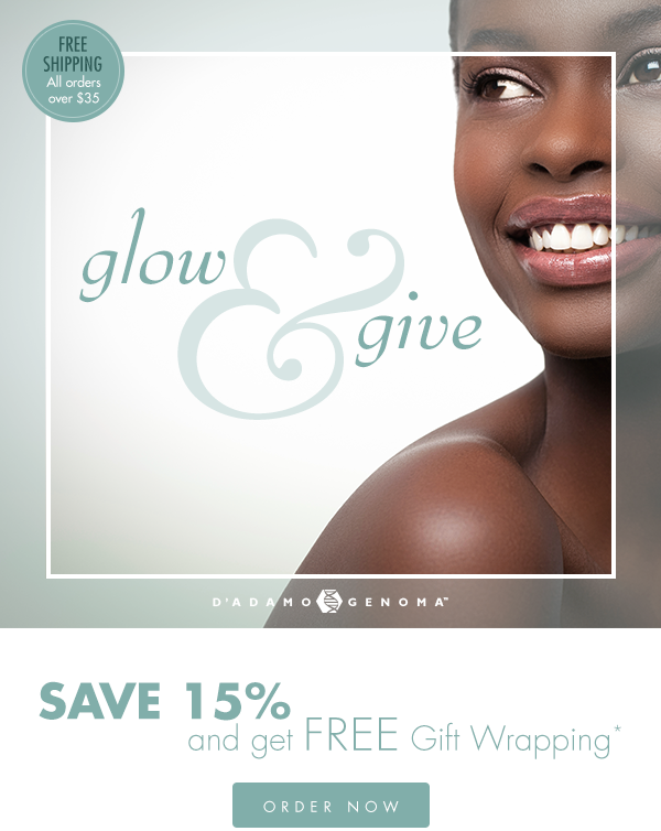 Save 15% & get FREE Gift Wrapping on all D'Adamo Genoma Skincare
