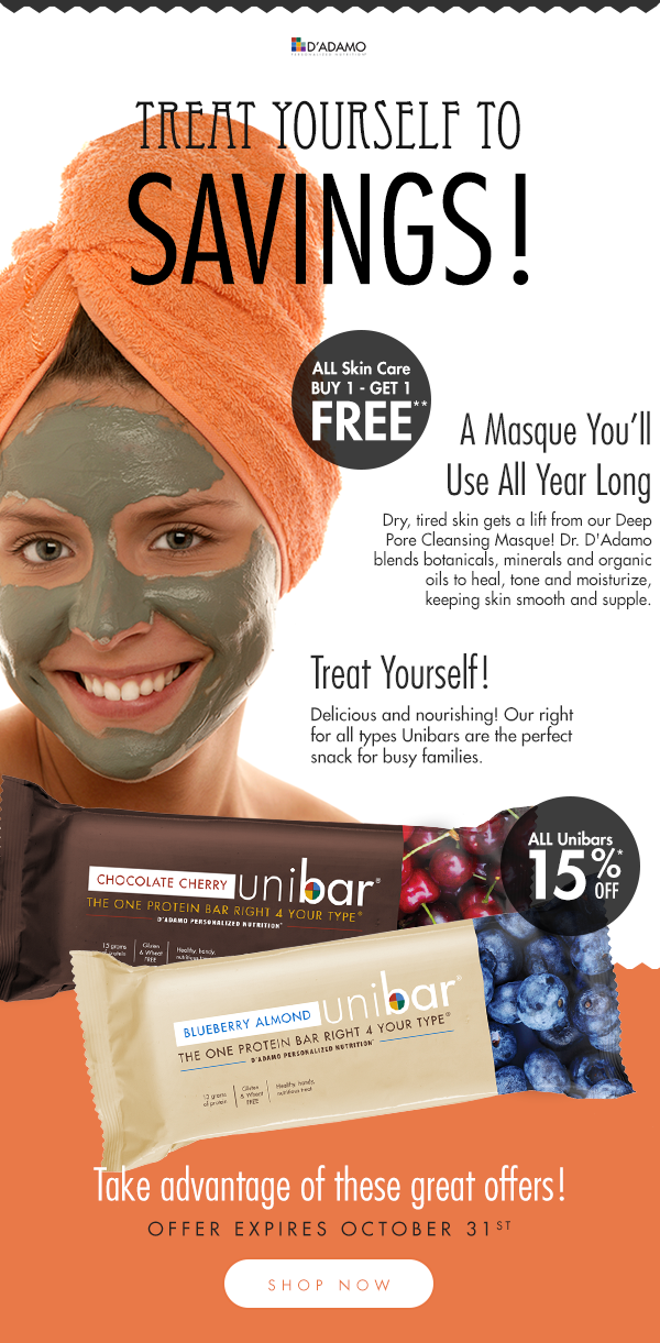 Skincare - Buy 1 Get 1 FREE & 15% OFF Unibars