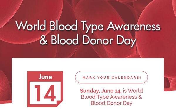 Blood Type Awareness Day -  June 14,2015