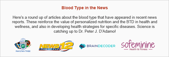 Blood Type in the News