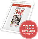 Free Blood Typing Kit