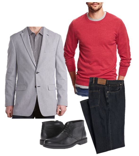 men's big and tall outfit christmas