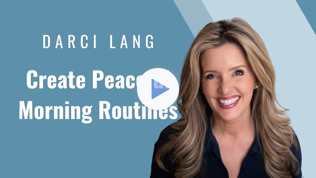 Create Peaceful Morning Routines