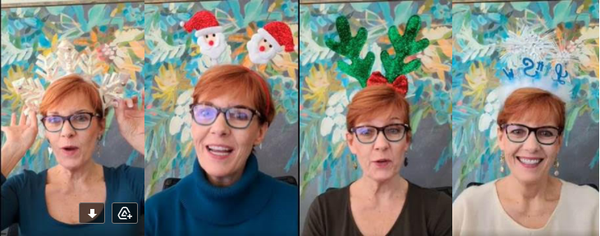 [image: holiday headdresses!]