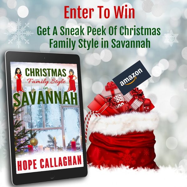 ​​​​​​​Click for a chance to win your choice of any Hpoe Callaghan ebooks + a $25 Amazon gift card.