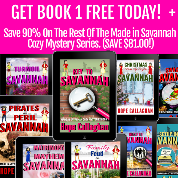 Save on the Made in Savannah Cozy Mystery Series today!